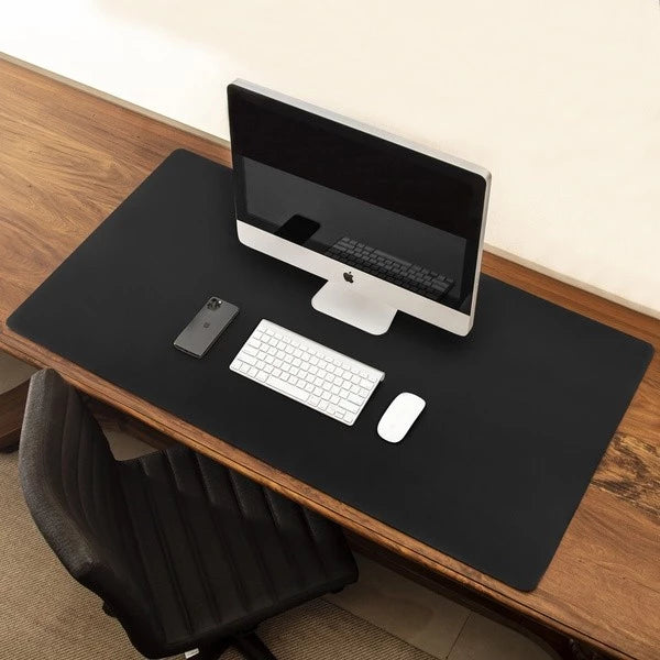 DeskPad Mouse Pad Gigante 90×40cm em Courino Sintético | Escritório Profissional – Lumia