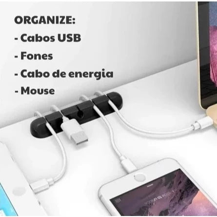 Suporte Organizador 3D em PLA Premium com Fixação Dupla Face | Setup Gamer e Home Office – Lumia