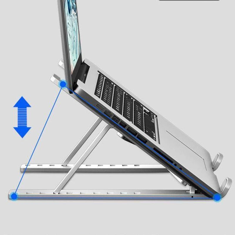Suporte para Notebook Articulado em Alumínio | Ergonômico e Portátil – Lumia