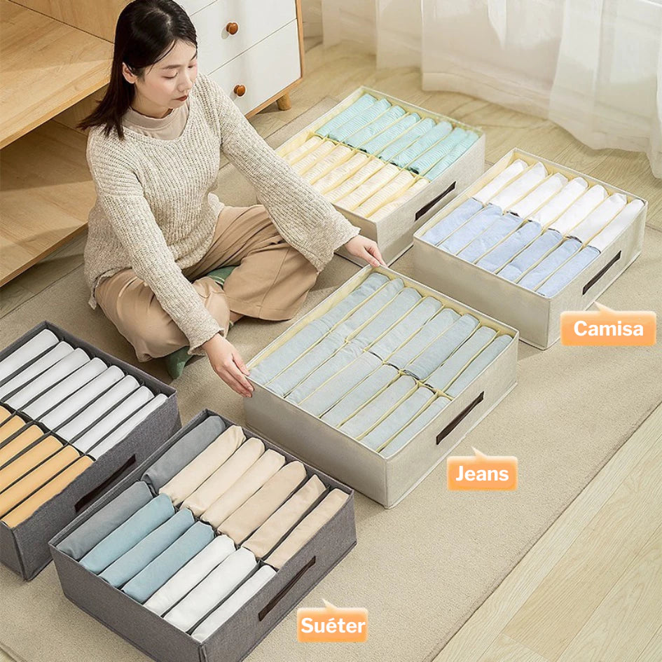 Organizador de Gavetas com 14 Divisórias para Roupas Dobráveis – Lumia