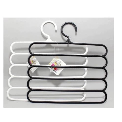 Kit 5 Cabides Organizadores 5 Camadas | Multifuncional para Roupas Leves – Lumia