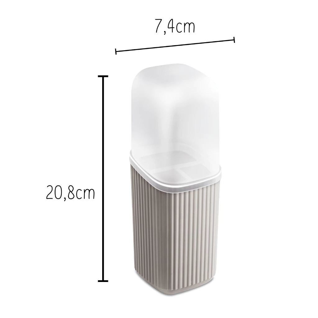 Estojo Dental Porta Escova e Pasta | Higiene para Viagem e Dia a Dia – Lumia