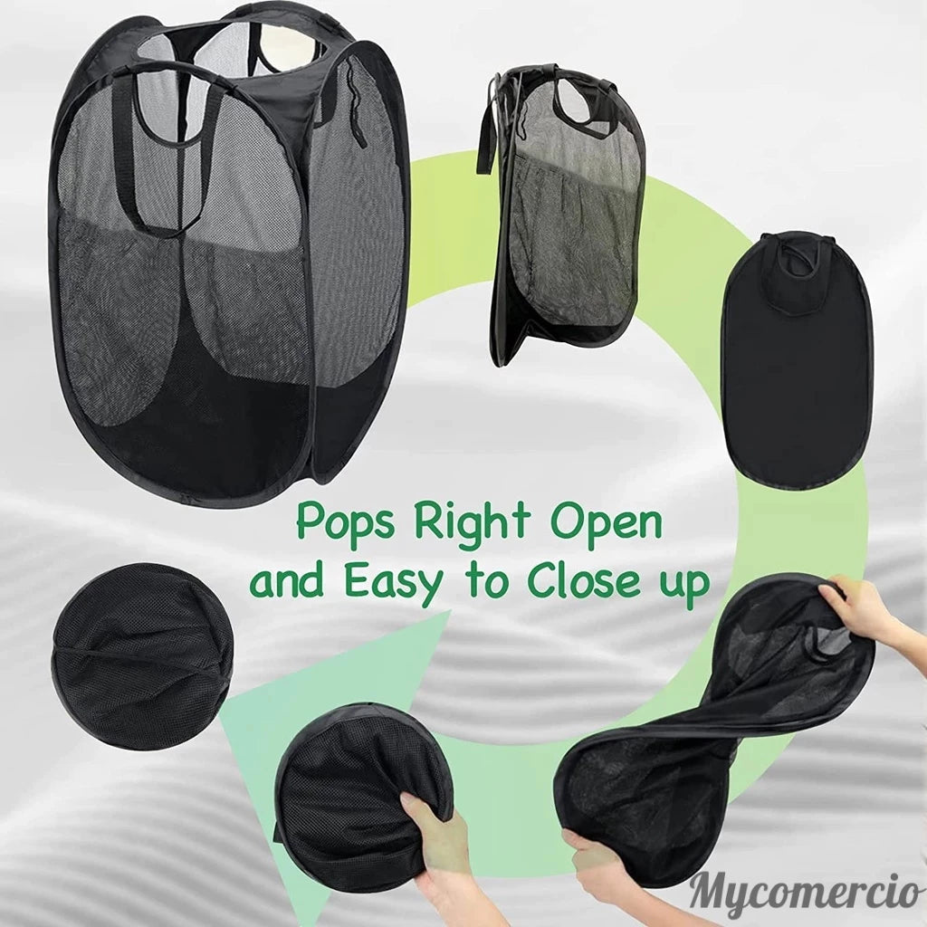 Cesto de Roupa Dobrável Multiuso | Organizador para Roupas e Brinquedos – Lumia