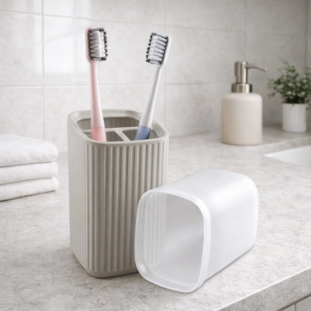 Estojo Dental Porta Escova e Pasta | Higiene para Viagem e Dia a Dia – Lumia