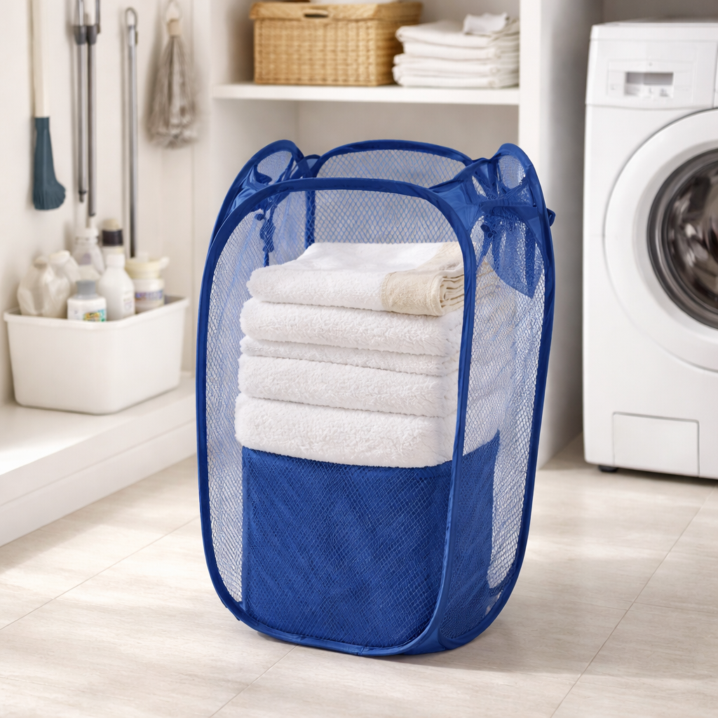 Cesto de Roupa Dobrável Multiuso | Organizador para Roupas e Brinquedos – Lumia