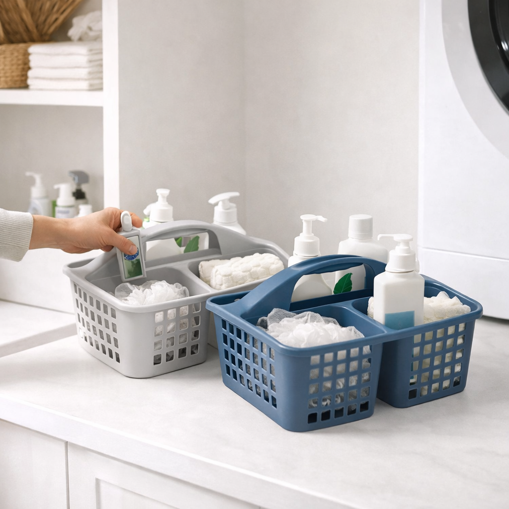 Cesto Organizador Multiuso com Alça | Cestinha para Casa e Escritório – Lumia